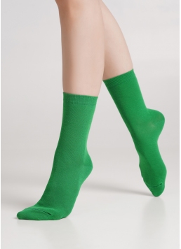 Носки из хлопка базовые WS3 CLASSIC [WS3C-cl] green (зеленый)