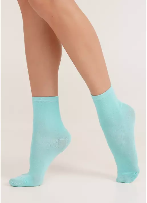 Носки из хлопка базовые WS3 CLASSIC [WS3C-cl] light mint (зеленый)