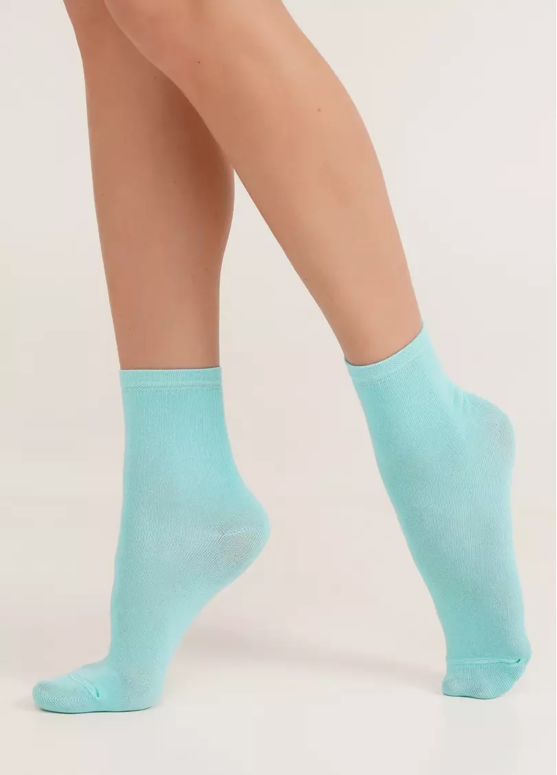 Носки из хлопка базовые WS3 CLASSIC [WS3C-cl] light mint (зеленый)