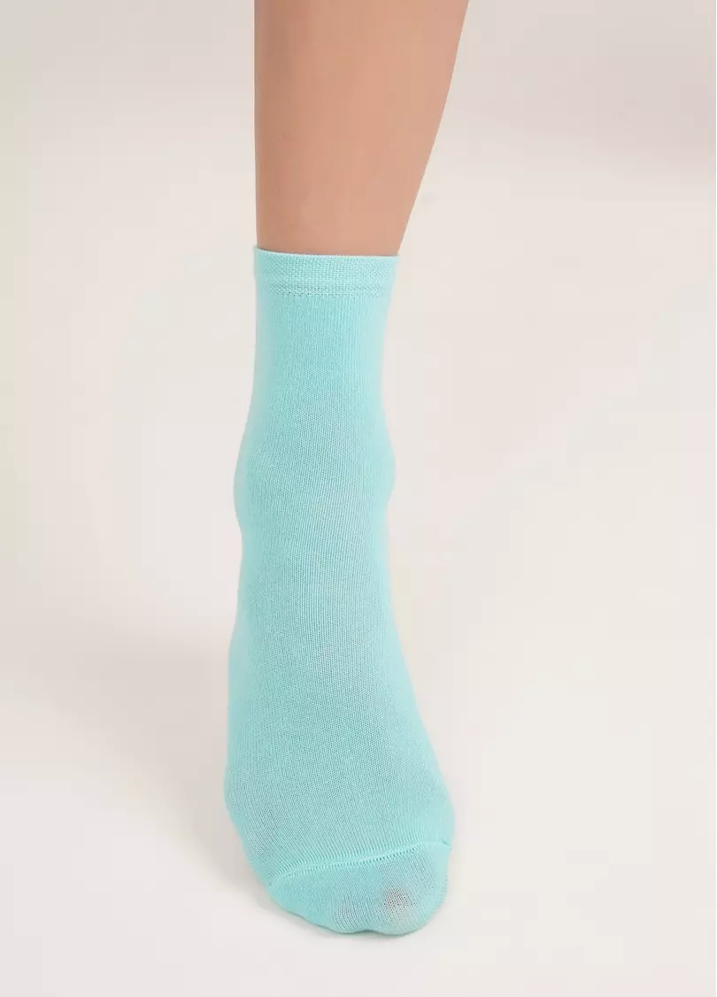 Носки из хлопка базовые WS3 CLASSIC [WS3C-cl] light mint (зеленый)