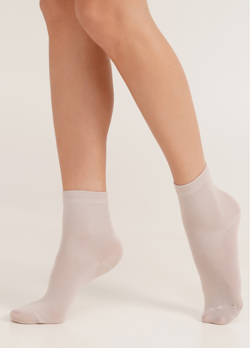 Шкарпетки з бавовни базові WS3 CLASSIC [WS3C-cl] moonlight (бежевий)