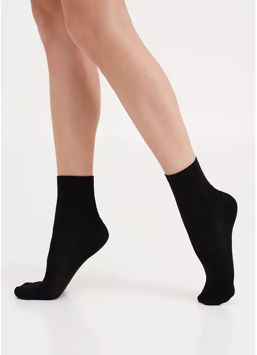 Носки женские (2 пары) WS3 CLASSIC black/black (черный)