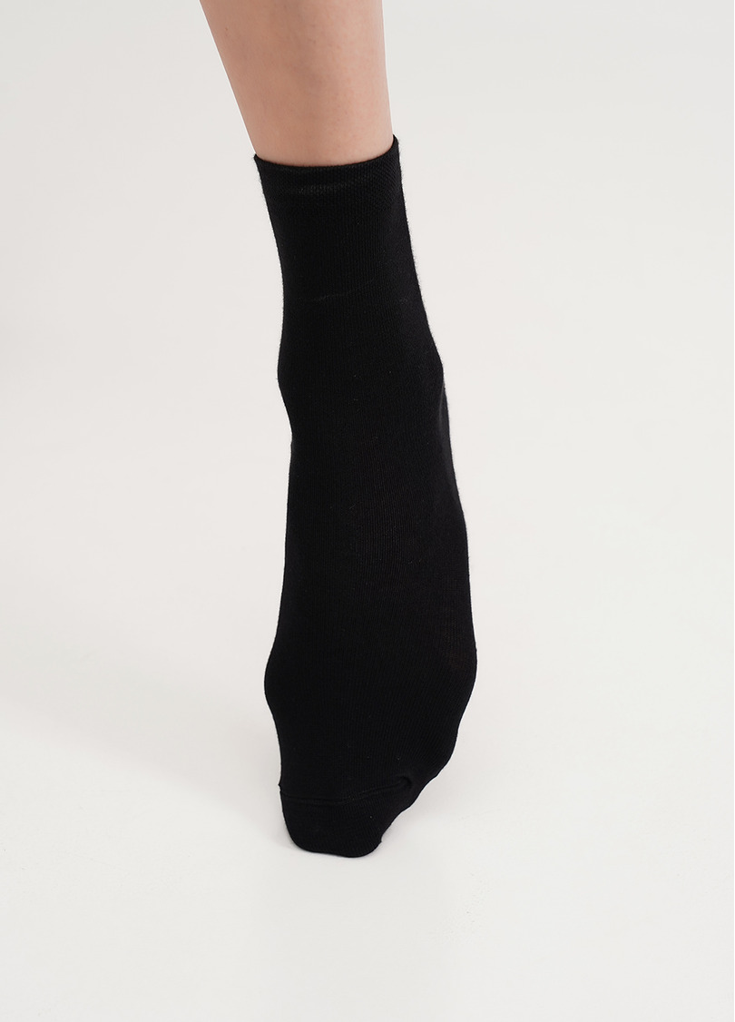 Шкарпетки жіночі (2 пари) WS3 CLASSIC black/silver melange (чорний/сірий)