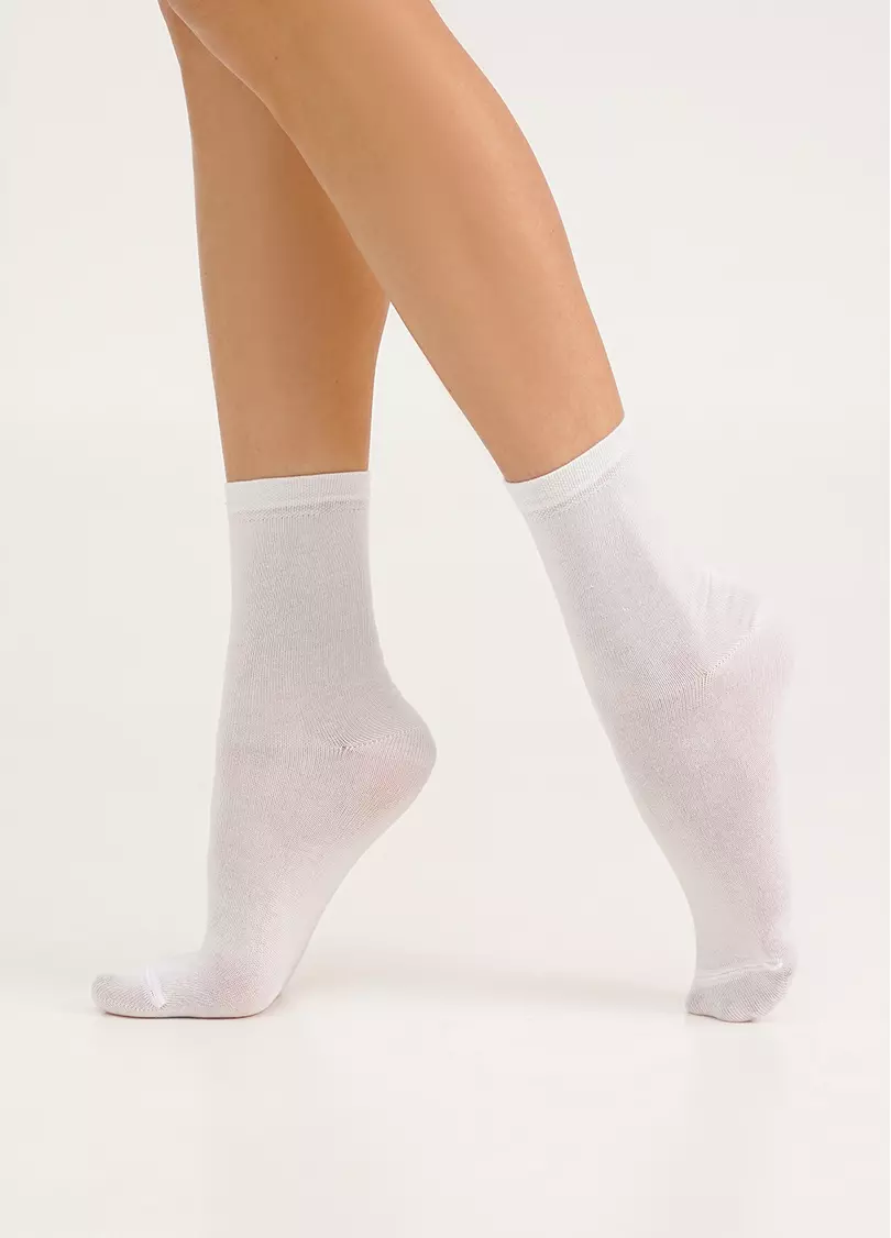 Шкарпетки жіночі (2 пари) WS3 CLASSIC black/white (чорний/білий)