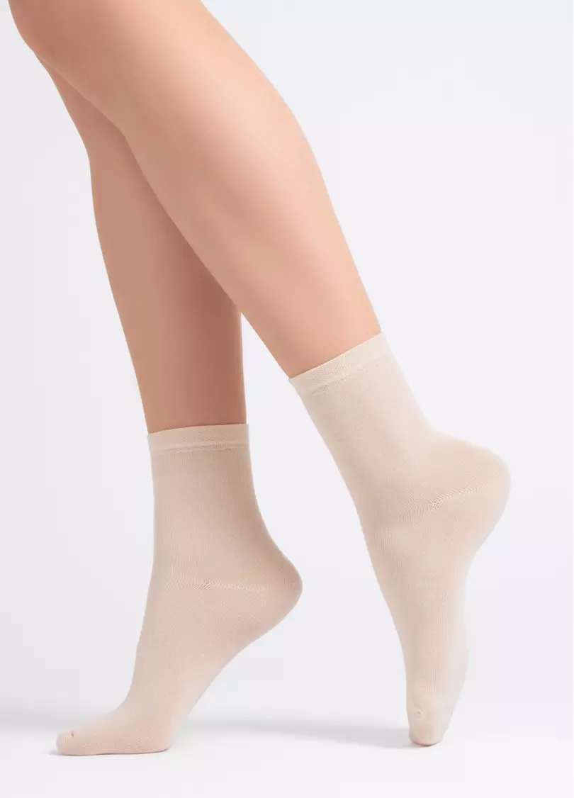 Шкарпетки жіночі (2 пари) WS3 CLASSIC chocolate/sand (коричневий/бежевий)