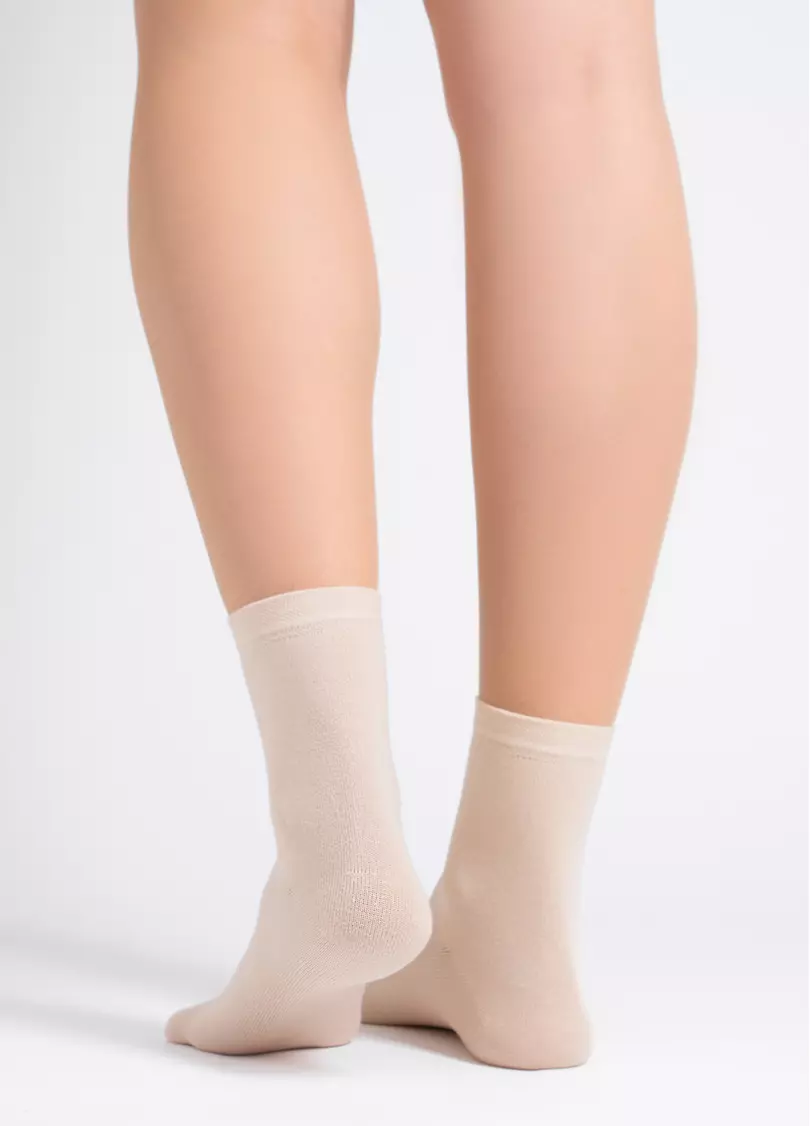 Шкарпетки жіночі (2 пари) WS3 CLASSIC chocolate/sand (коричневий/бежевий)