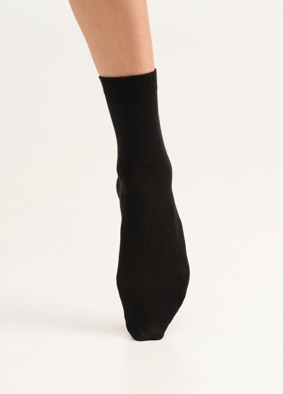 Шкарпетки жіночі (2 пари) WS3 CLASSIC dark grey melange/black (сірий меланж/чорний)