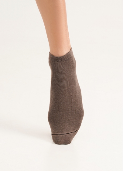 Женские хлопковые носки (2 пары) WS2 CLASSIC haze/ceramite (коричневыий/оранжевый)