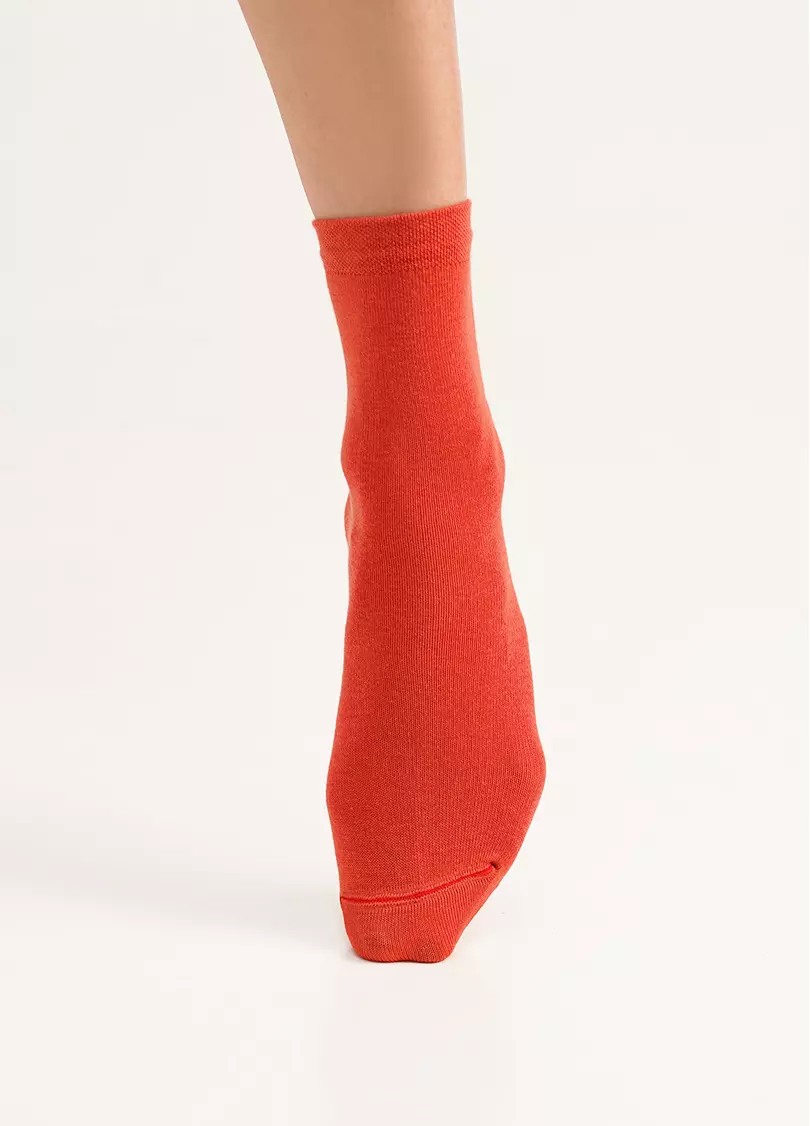 Шкарпетки жіночі (2 пари) WS3 CLASSIC khaki/ceramite (зелений/помаранчевий)