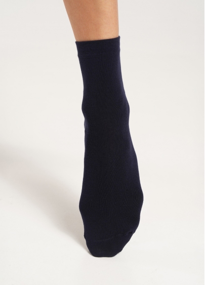 Шкарпетки жіночі (2 пари) WS3 CLASSIC navy/iron (синій/сірий)
