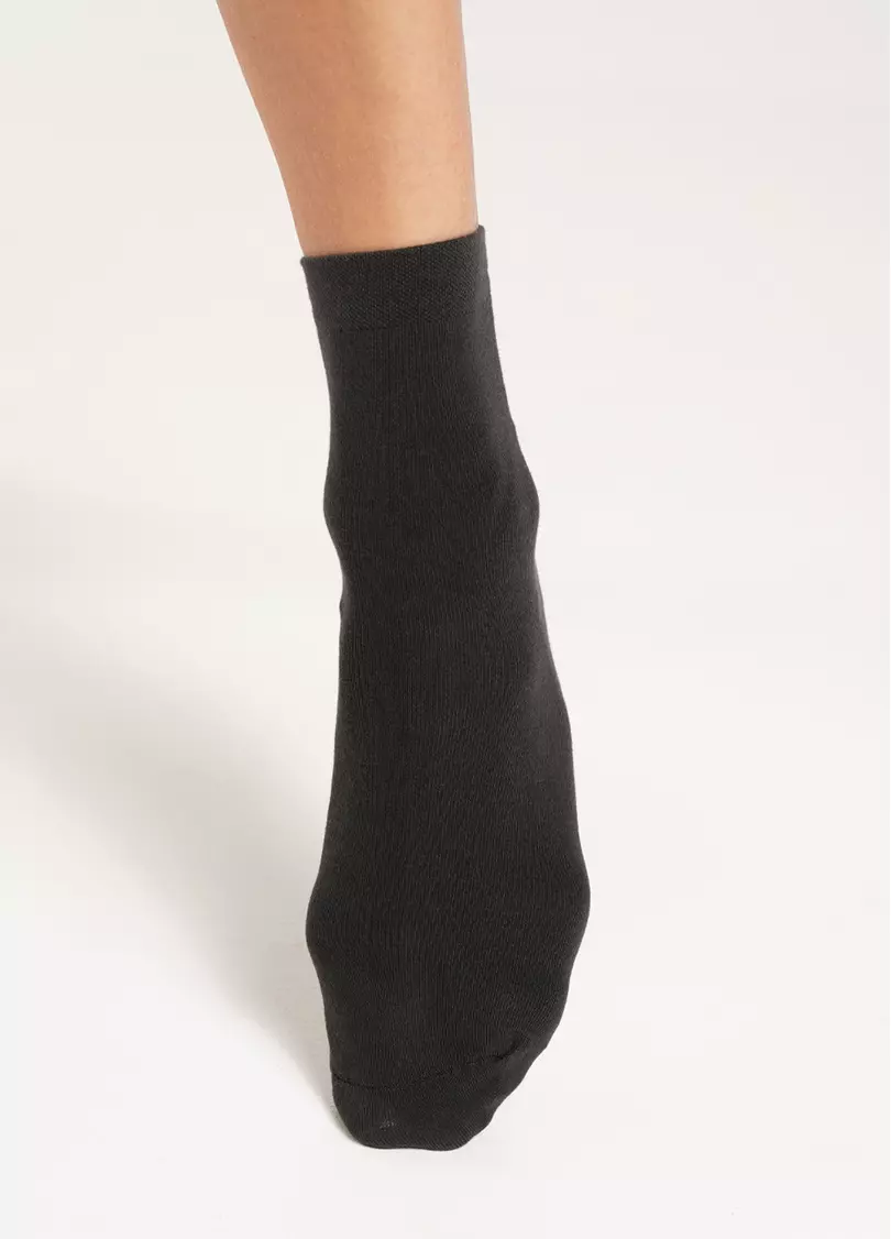 Шкарпетки жіночі (2 пари) WS3 CLASSIC navy/iron (синій/сірий)