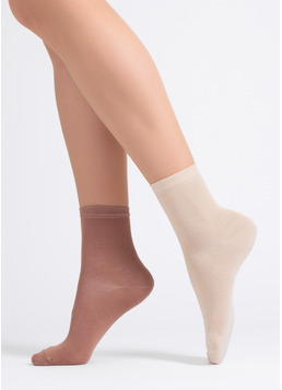 Носки женские (2 пары) WS3 CLASSIC sand/mocha mousse (бежевый/коричневый) Носки женские (2 пары) WS3 CLASSIC sand/mocha mousse (бежевый/коричневый)