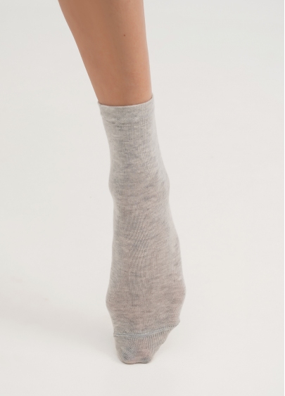 Шкарпетки жіночі (2 пари) WS3 CLASSIC silver melange (сірий)