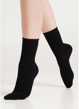 Шкарпетки жіночі (2 пари) WS3 CLASSIC black/black (чорний)