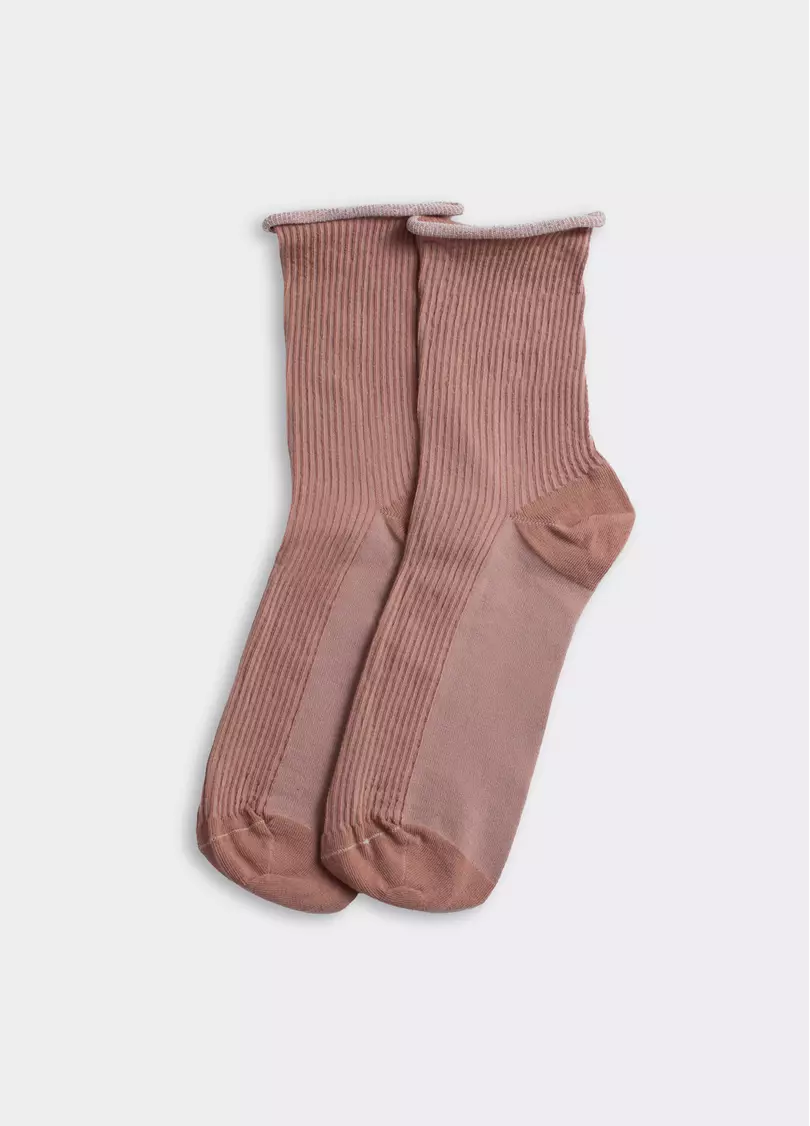 Шкарпетки в рубчик WS3 FASHION 060 mocha mousse (коричневий)