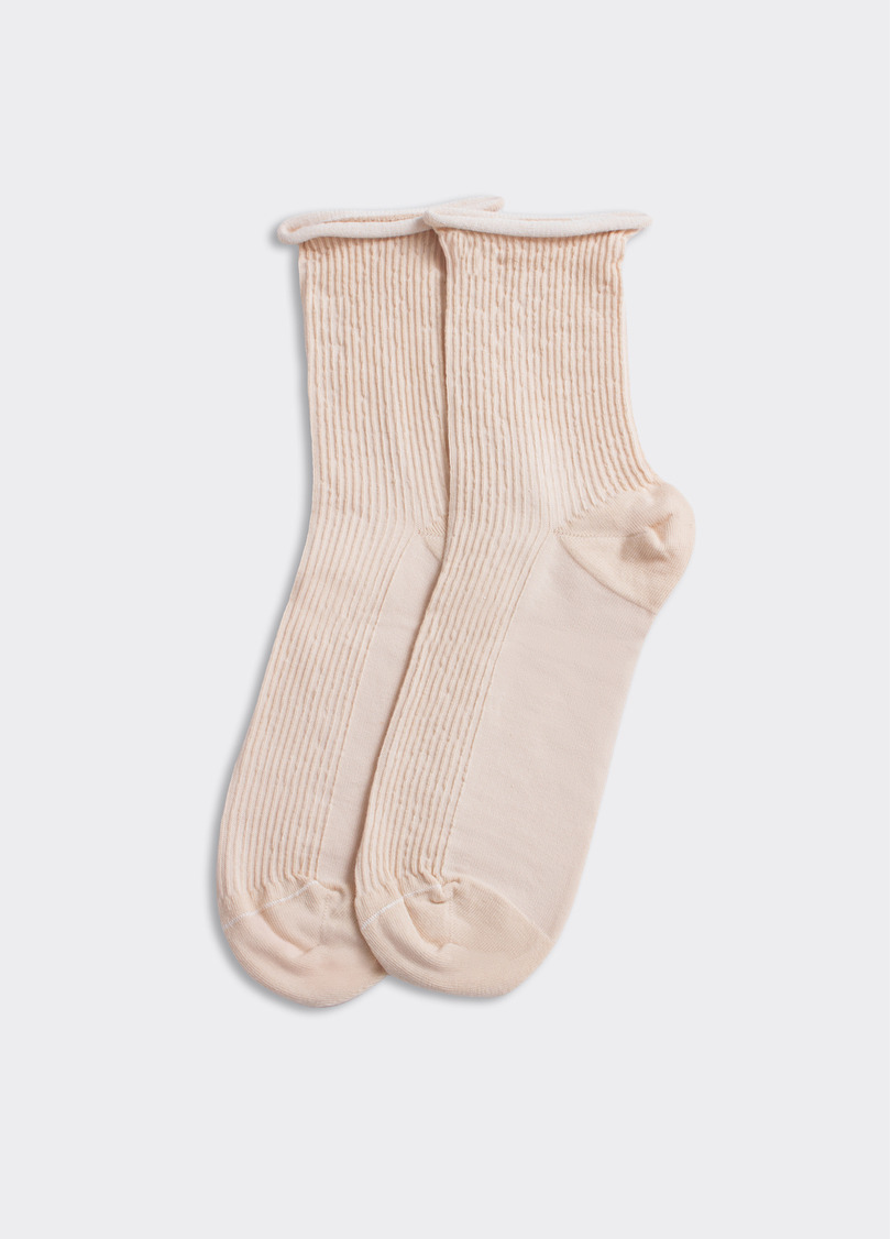 Носки в рубчик WS3 FASHION 060 sand (бежевый)