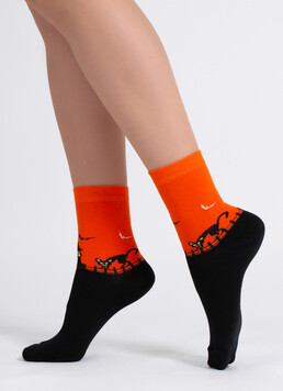 Шкарпетки Хэллоуин WS3 HALLOWEEN 2502 orange (оранжевый)