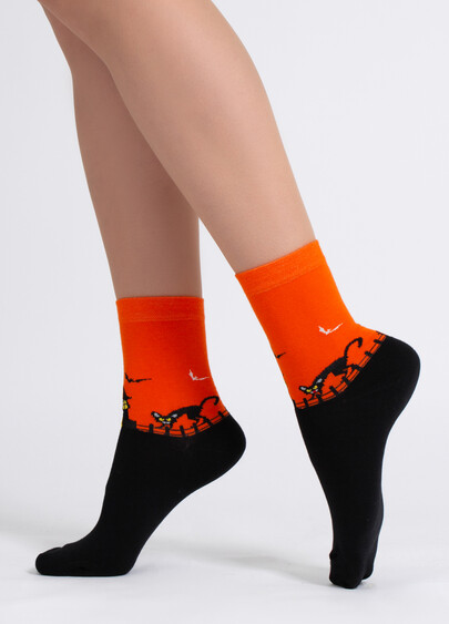 Шкарпетки Хэллоуин WS3 HALLOWEEN 2502 orange (оранжевый)