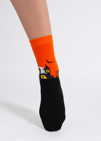 Шкарпетки Хэллоуин WS3 HALLOWEEN 2502 orange (оранжевый)