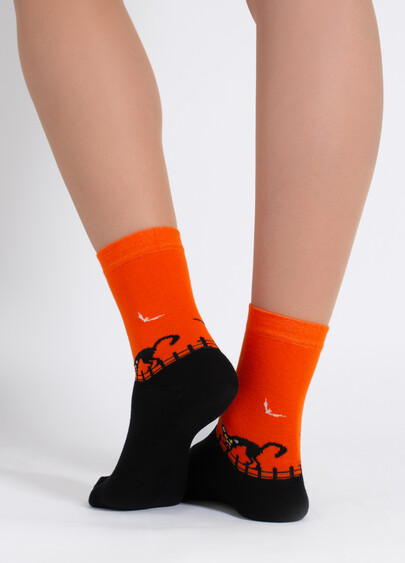 Шкарпетки Хэллоуин WS3 HALLOWEEN 2502 orange (оранжевый)
