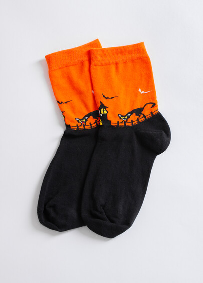 Шкарпетки Хэллоуин WS3 HALLOWEEN 2502 orange (оранжевый)