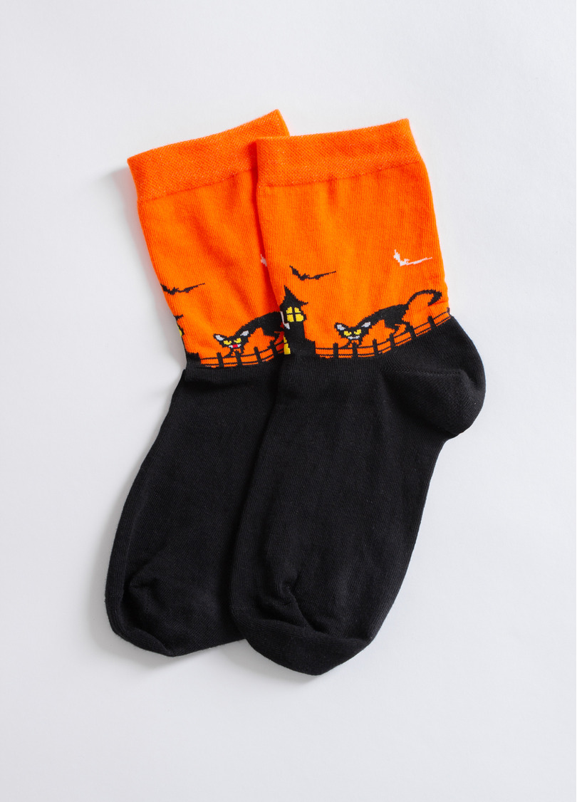 Шкарпетки Хелловін WS3 HALLOWEEN 2502 orange (помаранчевий)