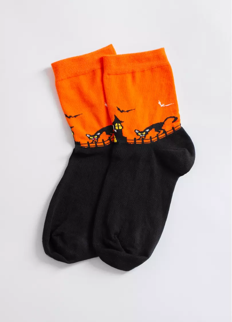 Шкарпетки Хэллоуин WS3 HALLOWEEN 2502 orange (оранжевый)