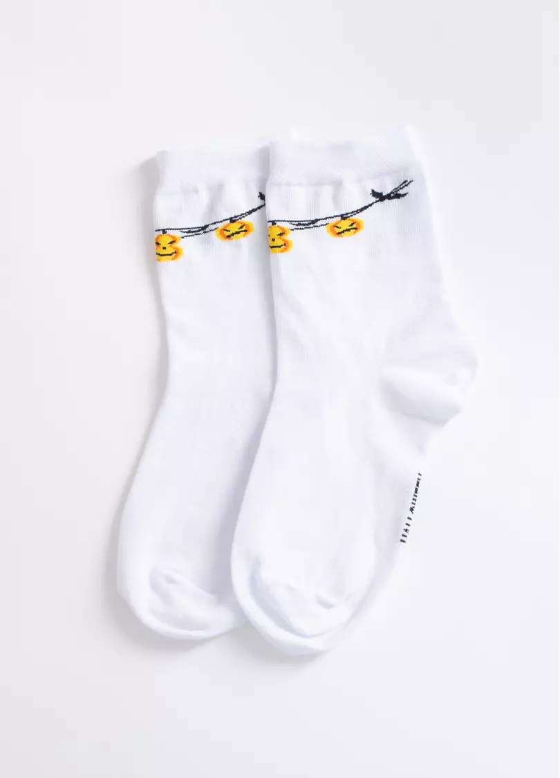 Носки Хэллоуин WS3 HALLOWEEN 2506 white (белый)
