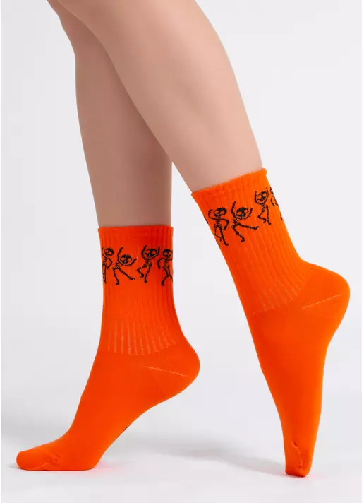 Носки Хэллоуин WS3 HALLOWEEN STRONG 2502 orange (оранжевый)