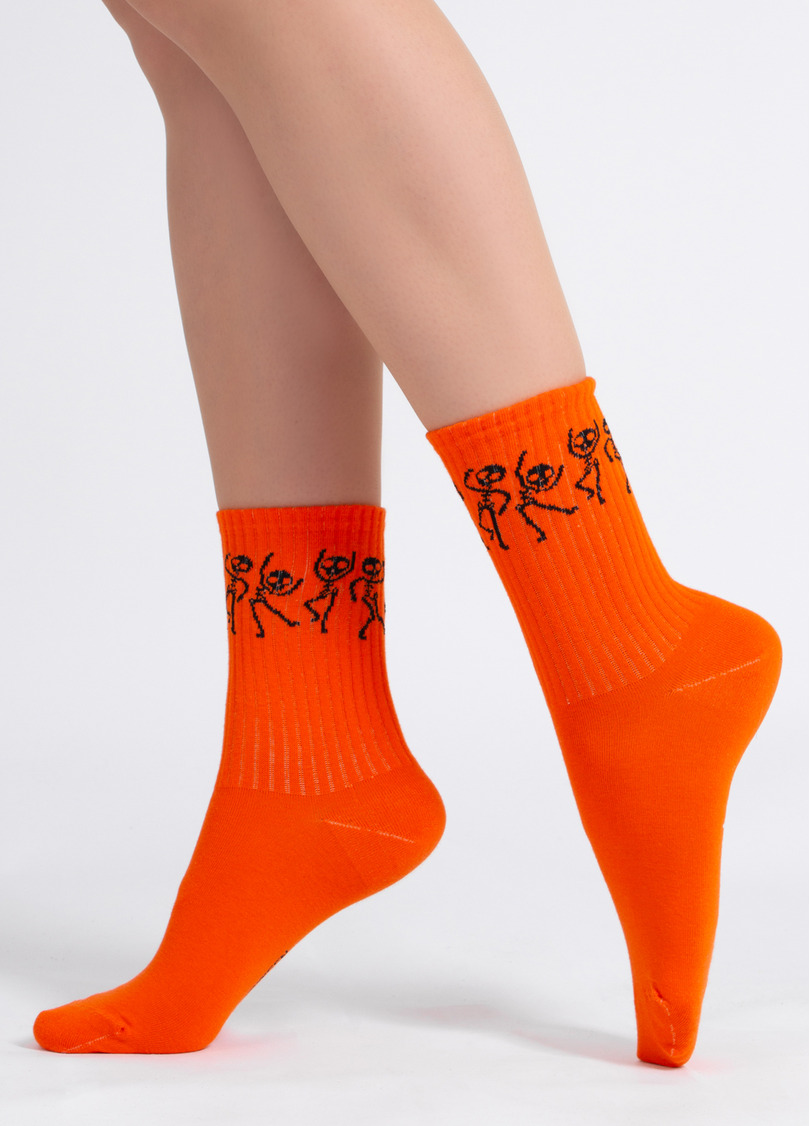 Носки Хэллоуин WS3 HALLOWEEN STRONG 2502 orange (оранжевый)