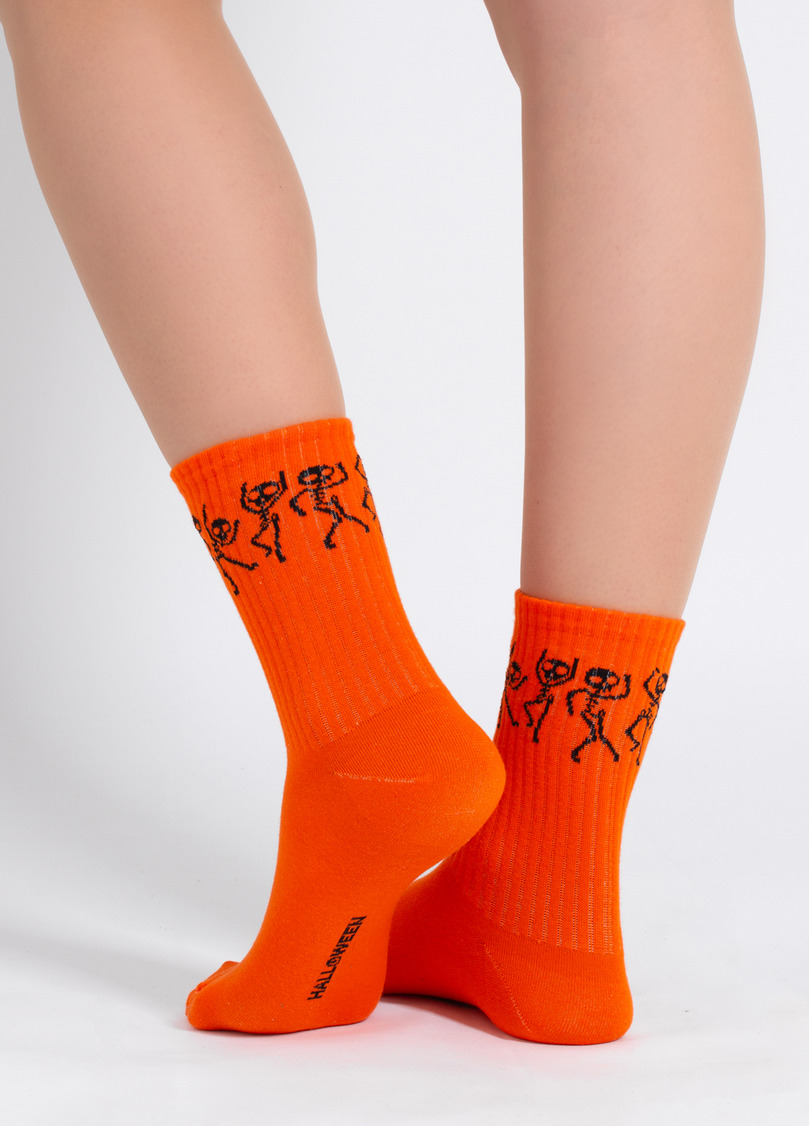 Носки Хэллоуин WS3 HALLOWEEN STRONG 2502 orange (оранжевый)