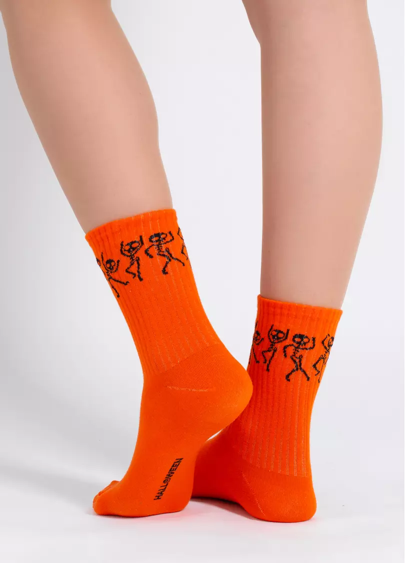 Носки Хэллоуин WS3 HALLOWEEN STRONG 2502 orange (оранжевый)