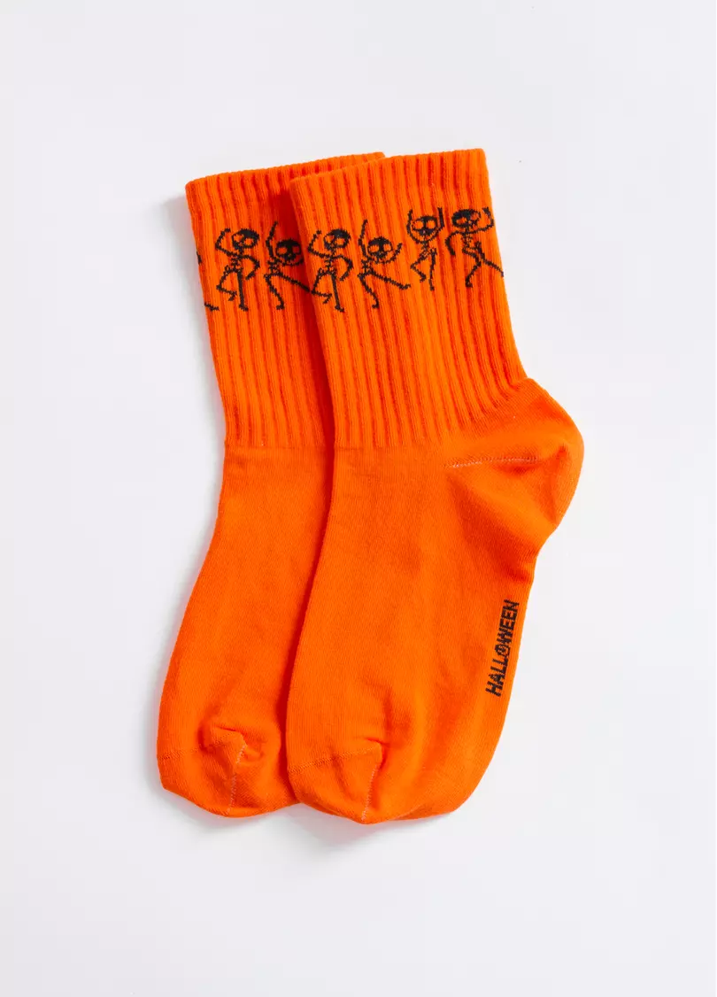 Носки Хэллоуин WS3 HALLOWEEN STRONG 2502 orange (оранжевый)