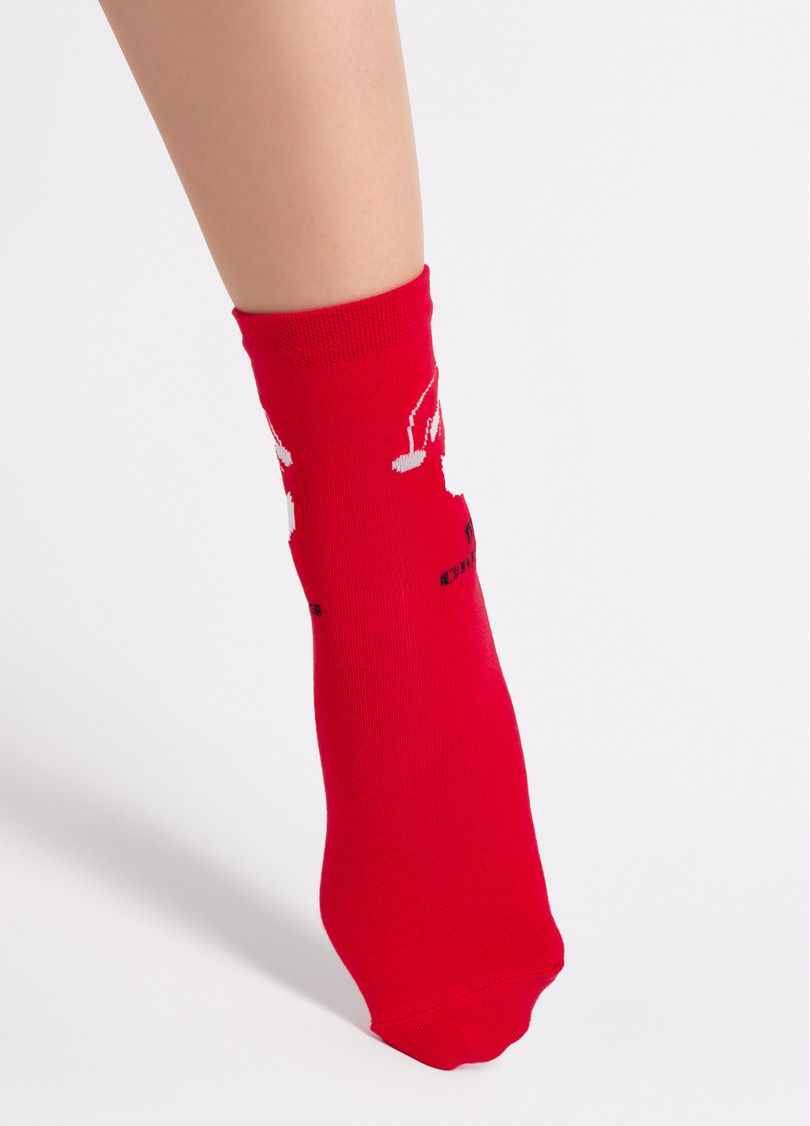 Новорічні шкарпетки WS3 NEW YEAR 2603 red (червоний)