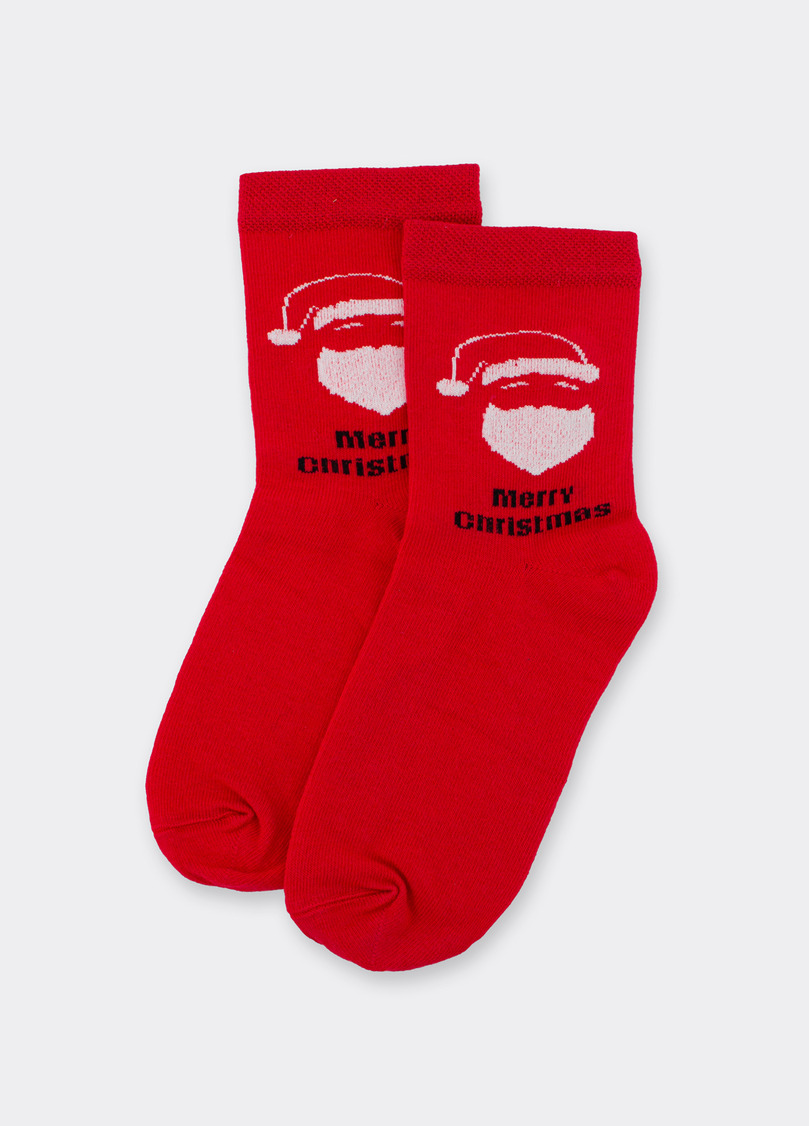 Новорічні шкарпетки WS3 NEW YEAR 2603 red (червоний)