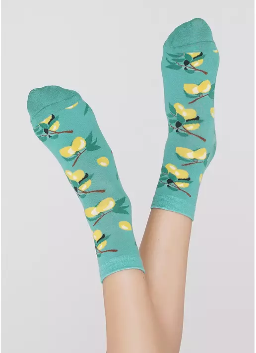 Жіночі шкарпетки WS3 SOFT BERRY 001 technological green (зелений)