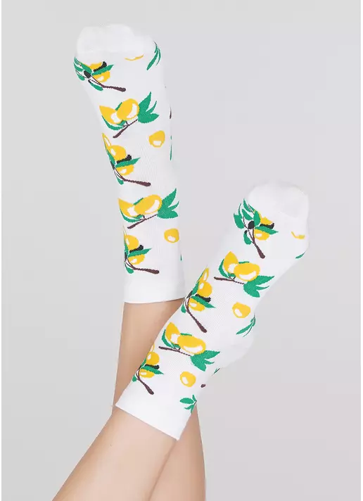 Женские носки WS3 SOFT BERRY 001 white (белый)