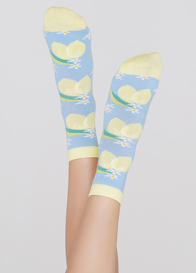 Женские носки WS3 SOFT BERRY 002 baby blue (голубой)