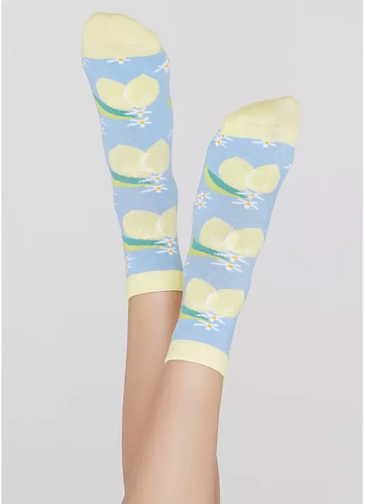 Жіночі шкарпетки WS3 SOFT BERRY 002 baby blue (блакитний)