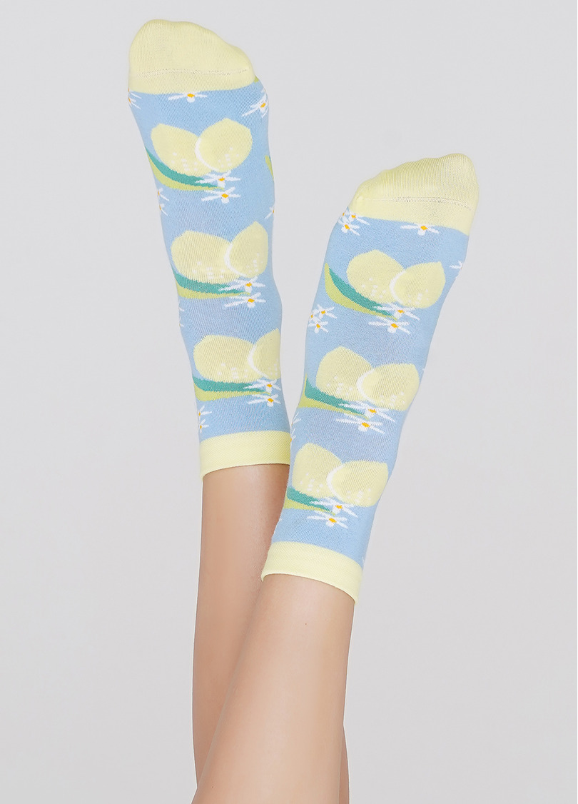 Жіночі шкарпетки WS3 SOFT BERRY 002 baby blue (блакитний)
