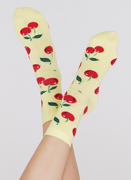 Женские носки WS3 SOFT BERRY 006 lemon (желтый)