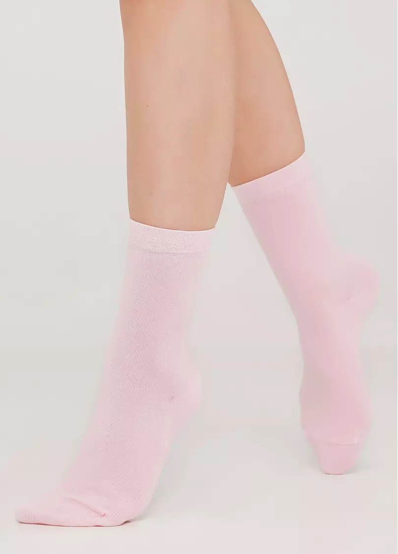 Высокие носки классические WS3 SOFT PREMIUM CLASSIC [WS3C/Sl-cl] pearl (розовый)