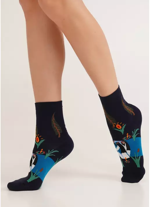 Носки с рисунком "Ивана Купала" WS3 SOFT UKR 005 navy (синий)