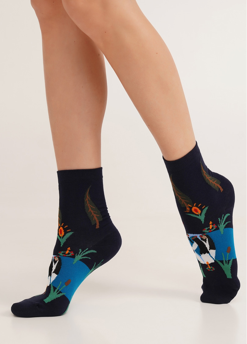 Шкарпетки з малюнком "Івана Купала" WS3 SOFT UKR 005 navy (синій)