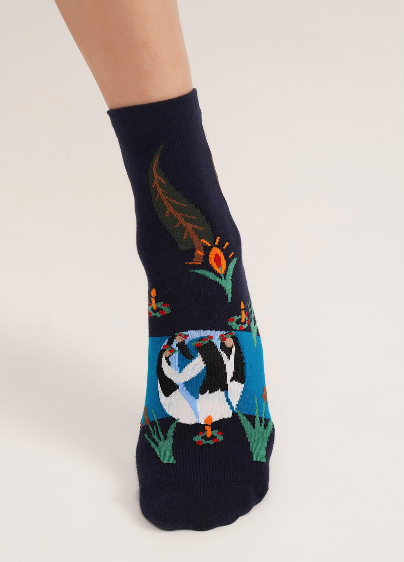 Шкарпетки з малюнком "Івана Купала" WS3 SOFT UKR 005 navy (синій)