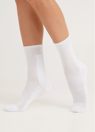 Женские спортивные носки WS3 TERRY SPORT 006 white (белый)