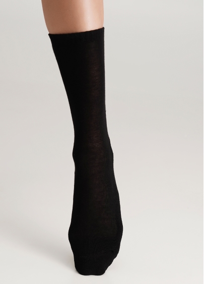 Жіночі теплі шкарпетки WS3 TERRY CLASSIC 003 black (чорний)