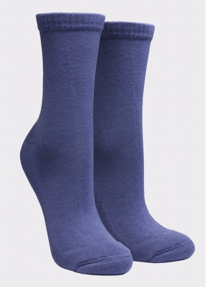 Жіночі теплі шкарпетки WS3 TERRY CLASSIC 003 jeans (синій)