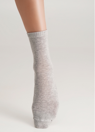 Женские теплые носки WS3 TERRY CLASSIC 003 light grey melange (серый)
