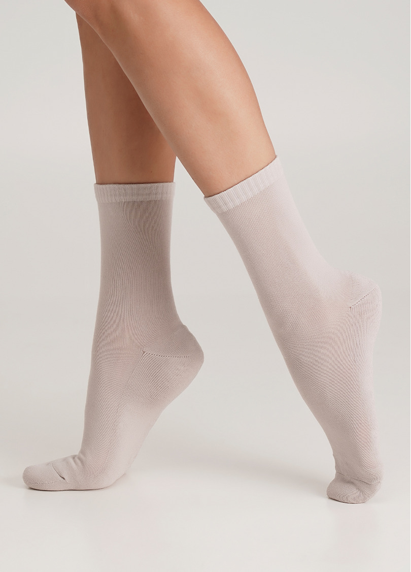 Жіночі теплі шкарпетки WS3 TERRY CLASSIC 003 moonlight (бежевий)